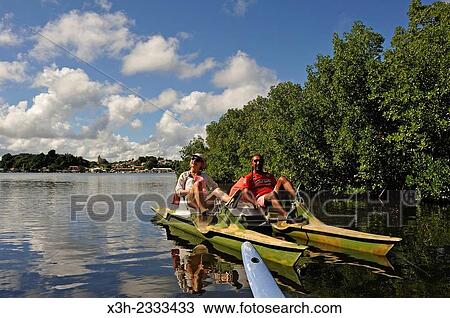 pedalboat trip around the mangrove swamp, Grand Cul-de-sac Marin, Vieux-Bourg, Morne-a-l'eau, Grande-Terre, Guadeloupe, overseas region of France, Leewards Islands, Lesser Antilles, Caribbean. View Large Photo Image Stock Image - pedalboat trip around the mangrove swamp, Grand Cul-de-sac Marin, Vieux-Bourg, Morne-a-l'eau, Grande-Terre, Guadeloupe, overseas region of France, Leewards Islands, Lesser Antilles, Caribbean.. Fotosearch