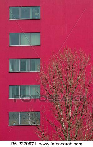 Red house. Warsaw. Poland View Large Photo Image Stock Image - Red house. Warsaw. Poland. Fotosearch