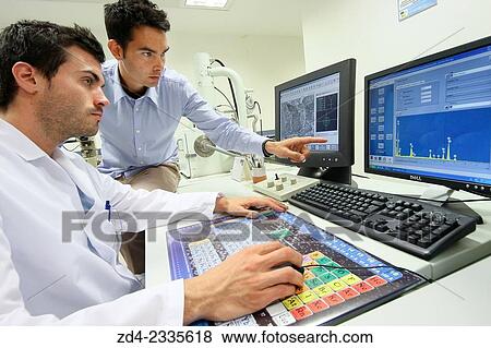 Researchers. SEM. Scanning Electronic Microscope. Technological Services to Industry. Tecnalia Research & Innovation, Donostia, San Sebastian, Gipuzkoa, Basque Country, Spain. View Large Photo Image Stock Photo - Researchers. SEM. Scanning Electronic Microscope. Technological Services to Industry. Tecnalia Research & Innovation, Donostia, San Sebastian, Gipuzkoa, Basque Country, Spain.. Fotosearch
