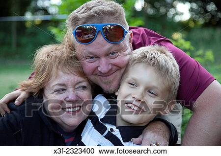 Three generations, grandma, son and grandson. Zawady Central Poland. View Large Photo Image Stock Image - Three generations, grandma, son and grandson. Zawady Central Poland.. Fotosearch