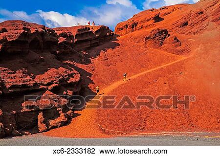 view of Clicos Lake. Lanzarote island View Large Photo Image Stock Image - view of Clicos Lake. Lanzarote island. Fotosearch