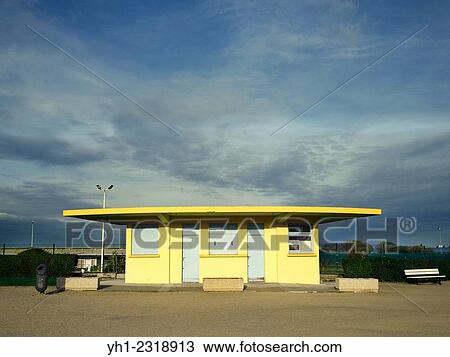 Yellow Post in Dieppe France View Large Photo Image Stock Image - Yellow Post in Dieppe France. Fotosearch