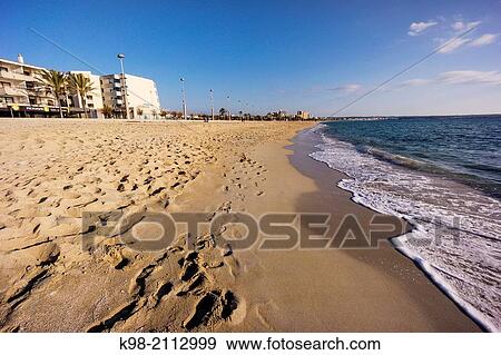 Arenal beach. Mallorca. Islas Baleares. Spain. View Large Photo Image Stock Photo - Arenal beach. Mallorca. Islas Baleares. Spain.. Fotosearch