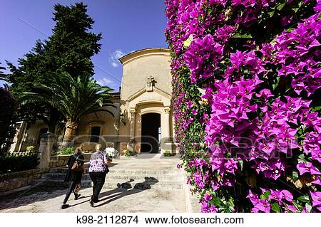 Picture - Cemetery Porreres, Commemoration of the Faithful Departed, popularly called Dia de Muertos or Day of the Dead, Mallorca, Balearic Islands, Spain.. Fotosearch