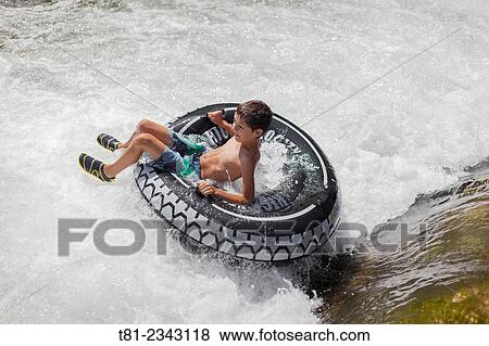 Stock Photo - Descent of the River Turia, in Gestalgar, Valencia. Fotosearch