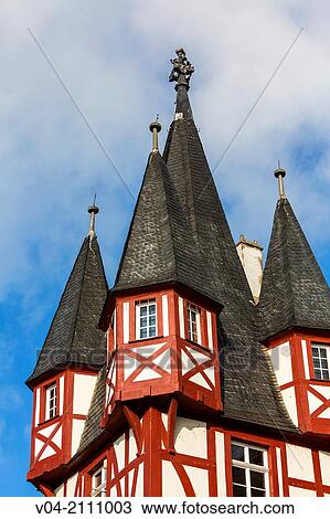 Detail of 16th century aristocratic residence Broemserhof in Ruedesheim am Rhein in the Rhine Gorge, Hesse, Germany, Europe View Large Photo Image Stock Image - Detail of 16th century aristocratic residence Broemserhof in Ruedesheim am Rhein in the Rhine Gorge, Hesse, Germany, Europe. Fotosearch