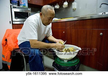 During the voyage of the MV Flintercape from Rotterdam, Netherlands to Sundsvall, Sweden, this Indonesian cook takes care of all the food and meals on board. View Large Photo Image Stock Photography - During the voyage of the MV Flintercape from Rotterdam, Netherlands to Sundsvall, Sweden, this Indonesian cook takes care of all the food and meals on board.. Fotosearch