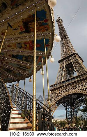 Stock Photo - Eiffel Tower, Paris, France.. Fotosearch