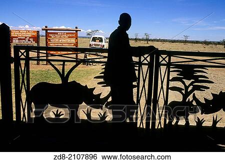 entrance of samburu national park. kenia. View Large Photo Image Stock Photograph - entrance of samburu national park. kenia.. Fotosearch