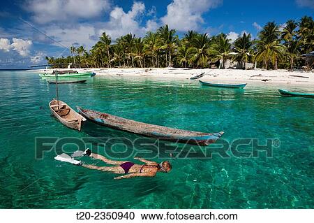 Stock Image - Fadol Island, Kai Islands, Moluccas, Indonesia.. Fotosearch