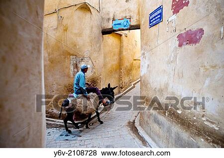 Fes old town ( medina), Morocco. View Large Photo Image Stock Photo - Fes old town ( medina), Morocco.. Fotosearch