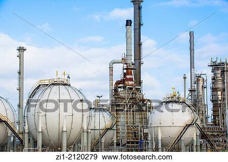 gas storage and oil refinery at Europoort in the Rotterdam harbour View Large Photo Image Stock Photo - gas storage and oil refinery at Europoort in the Rotterdam harbour. Fotosearch