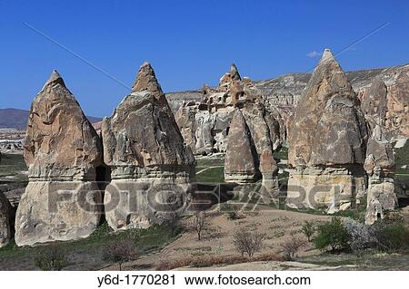 Goreme National Park, Cappadocia, Turkey View Large Photo Image Stock Image - Goreme National Park, Cappadocia, Turkey. Fotosearch