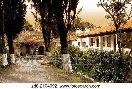 Stock Image - hacienda pinsaqui. ecuador.. Fotosearch