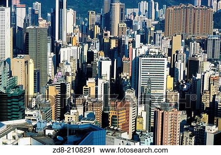 hong kong. financial district. View Large Photo Image Stock Image - hong kong. financial district.. Fotosearch