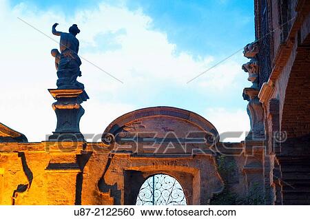 Italy, Lombardy, Crema, Terni Bondenti Palace at Dusk. View Large Photo Image Stock Image - Italy, Lombardy, Crema, Terni Bondenti Palace at Dusk.. Fotosearch