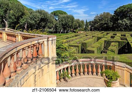 Parc del laberint, Barcelona. View Large Photo Image Picture - Parc del laberint, Barcelona.. Fotosearch