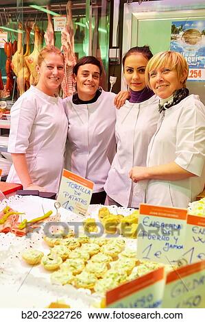 Pintxos, Butcher, Gastro Pote, San Martin market, Donostia, San Sebastian, Basque Country, Spain. View Large Photo Image Stock Photograph - Pintxos, Butcher, Gastro Pote, San Martin market, Donostia, San Sebastian, Basque Country, Spain.. Fotosearch