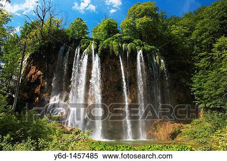 Stock Photography - Plitvice Lakes National Park, Croatia. Fotosearch