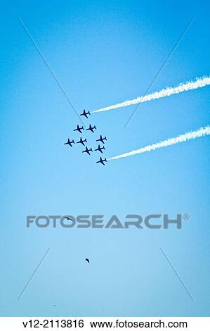 RAF, Red Arrows in Kuwait View Large Photo Image Stock Photograph - RAF, Red Arrows in Kuwait. Fotosearch