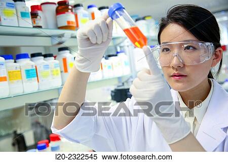 Stock Photography - Researcher. Biological test laboratory. Chemical Analysis Laboratory. Technological Services to Industry. Tecnalia Research and Innovation, Donostia, San Sebastian, Gipuzkoa, Basque Country, Spain.. Fotosearch