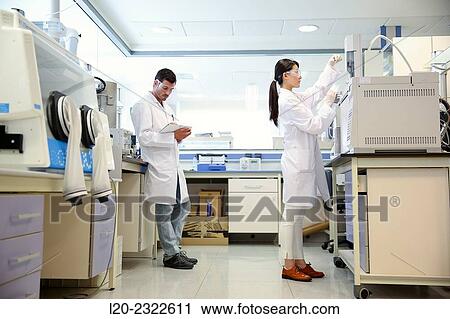 Researcher. GC / MS. Gas chromatograph with mass detector. View Large Photo Image Stock Image - Researcher. GC / MS. Gas chromatograph with mass detector.. Fotosearch