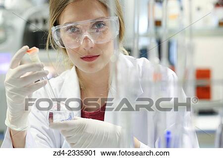 Stock Image - Researcher. Organic Laboratory. Chemical Analysis Laboratory. Technological Services to Industry. Tecnalia Research and Innovation, Donostia, San Sebastian, Gipuzkoa, Basque Country, Spain. Fotosearch