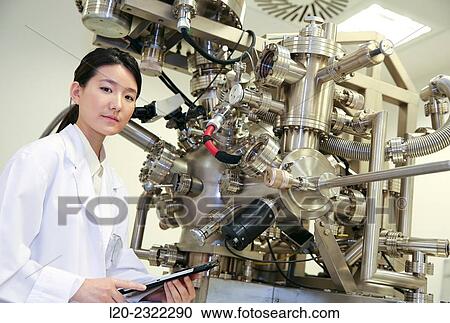 Researcher. Surface spectrometer, Photoelectron spectroscopy, Auger Electron Spectroscopy, AES, VG Scientific ESCAlab 200D Surface Analysis Equipment. View Large Photo Image Stock Image - Researcher. Surface spectrometer, Photoelectron spectroscopy, Auger Electron Spectroscopy, AES, VG Scientific ESCAlab 200D Surface Analysis Equipment.. Fotosearch