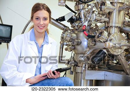 Researcher. Surface spectrometer, Photoelectron spectroscopy, Auger Electron Spectroscopy, AES, VG Scientific ESCAlab 200D Surface Analysis Equipment. View Large Photo Image Stock Photography - Researcher. Surface spectrometer, Photoelectron spectroscopy, Auger Electron Spectroscopy, AES, VG Scientific ESCAlab 200D Surface Analysis Equipment.. Fotosearch