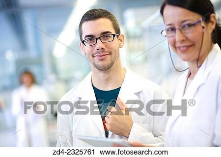 Stock Image - Researchers, Laboratory, Research on building materials, Tecnalia Research and Innovation, Zamudio, Bizkaia, Basque Country, Spain. Fotosearch