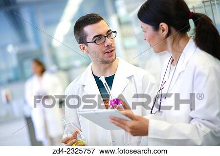 Stock Photo - Researchers, Laboratory, Research on building materials, Tecnalia Research and Innovation, Zamudio, Bizkaia, Basque Country, Spain. Fotosearch