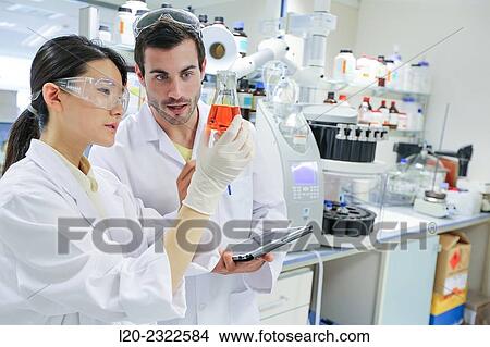 Picture - Researchers. Microbiology lab. Chemical Analysis Laboratory. Technological Services to Industry. Tecnalia Research and Innovation, Donostia, San Sebastian, Gipuzkoa, Basque Country, Spain. Fotosearch