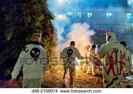 San Antonio fire festivities, Zorita del Maestrazgo, Castellon province, Spain. View Large Photo Image Picture - San Antonio fire festivities, Zorita del Maestrazgo, Castellon province, Spain.. Fotosearch