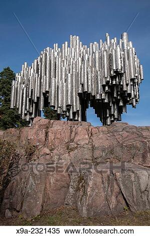 Sibelius Memorial and Sculpture, Helsinki, Finland. View Large Photo Image Stock Photography - Sibelius Memorial and Sculpture, Helsinki, Finland.. Fotosearch