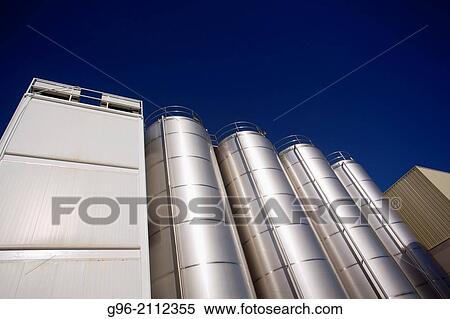 Tank storage in a factory. View Large Photo Image Stock Photography - Tank storage in a factory.. Fotosearch