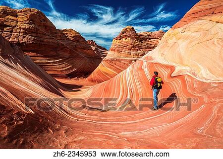 The Wave, Coyote Buttes, Paria-Vermilion Cliffs Wilderness, Arizona USA. View Large Photo Image Stock Image - The Wave, Coyote Buttes, Paria-Vermilion Cliffs Wilderness, Arizona USA.. Fotosearch