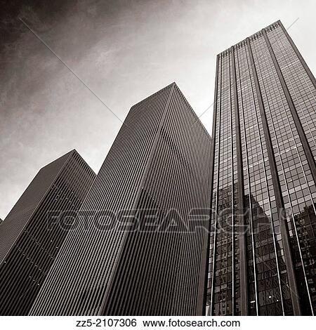 Three buildings on ave of americas XYZ towers. View Large Photo Image Stock Photograph - Three buildings on ave of americas XYZ towers.. Fotosearch
