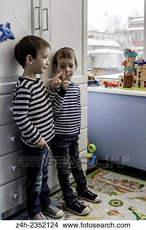Picture - Twins brothers.. Fotosearch