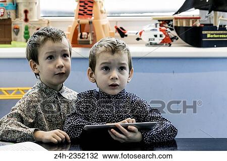 Twins brothers. View Large Photo Image Stock Image - Twins brothers.. Fotosearch