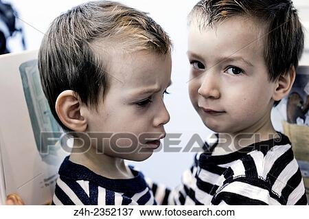 Twins brothers. View Large Photo Image Stock Photo - Twins brothers.. Fotosearch