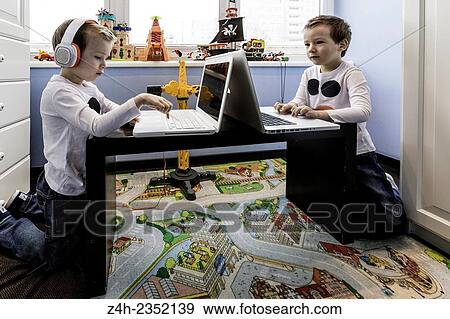 Twins brothers. View Large Photo Image Stock Photo - Twins brothers.. Fotosearch