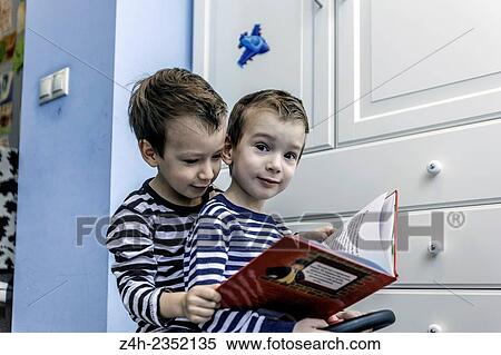Twins brothers. View Large Photo Image Stock Photography - Twins brothers.. Fotosearch