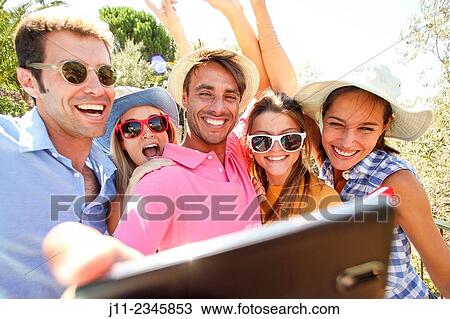 Stock Image - Young people. Fotosearch