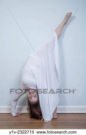 Stock Photography - Young woman dancing.. Fotosearch