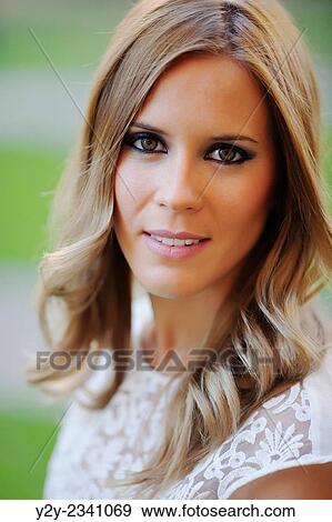 Stock Photo - Young woman. Fotosearch