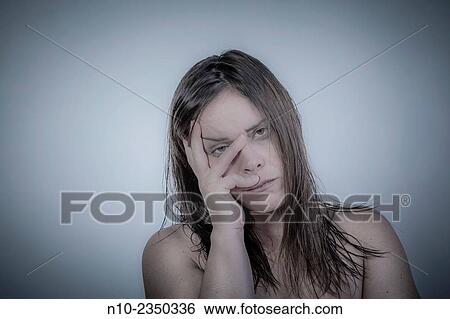 Stock Photograph - Young woman.. Fotosearch