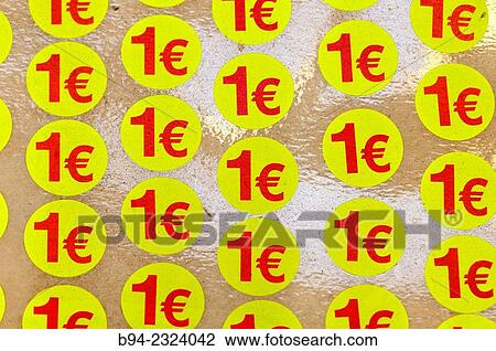 1 euro stickers View Large Photo Image Stock Image - 1 euro stickers. Fotosearch