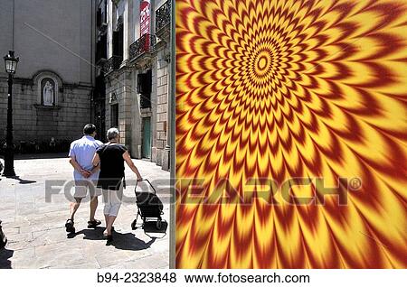 "Advertising, La Rambla. Barcelona. Catalonia. Spain. " View Large Photo Image Stock Photo - "Advertising, La Rambla. Barcelona. Catalonia. Spain. ". Fotosearch