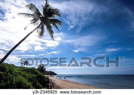 Stock Photography - Asia. Thailand. Andaman Sea. Kho Lanta island. Klong Khong Beach.. Fotosearch