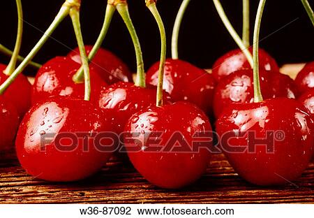 Stock Image - Cherries. Fotosearch